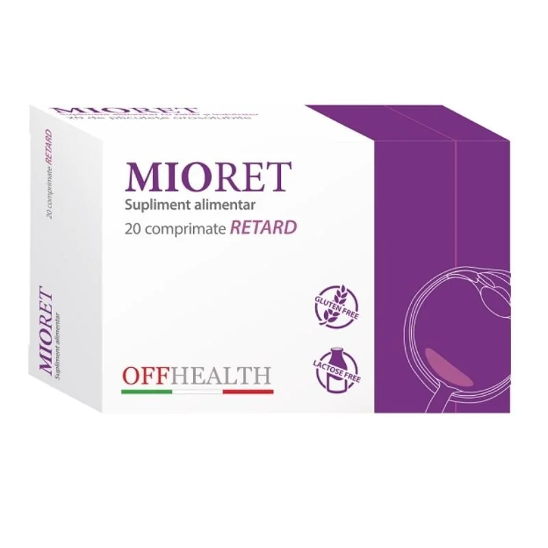 Mioret Retard, 20 Comprimate, Sanatatea Ochiilor