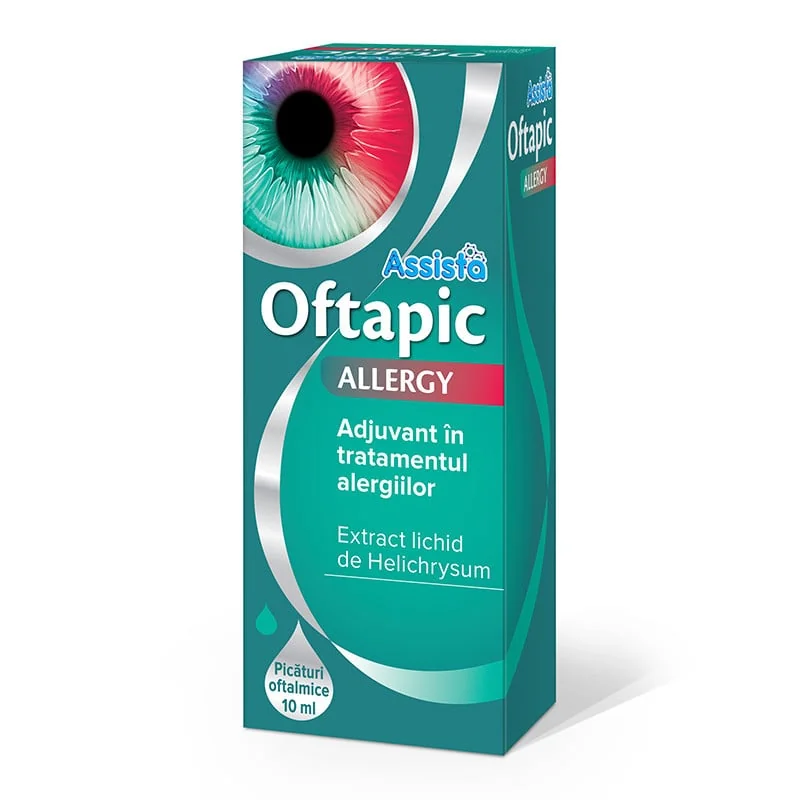 Picături Pentru Ochi Oftapic Allergy, 10ml, Assista