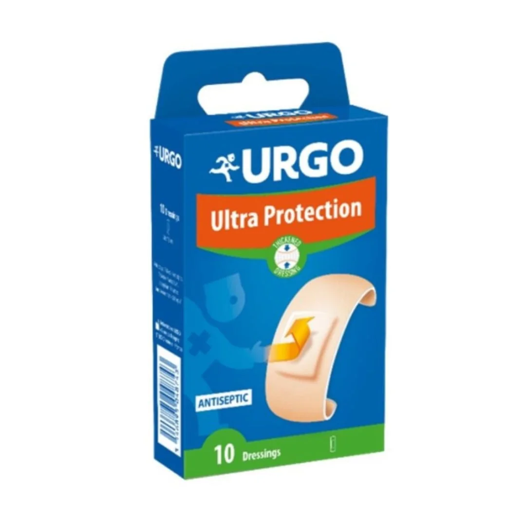 Plasturi Pentru Rani Minore, 10 Bucăți, Urgo Ultra Protect