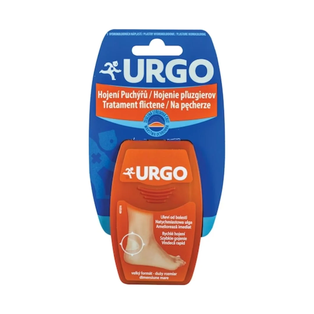 Plasturi Mari Pentru Flictene (Basici), 5 Bucăți, Urgo