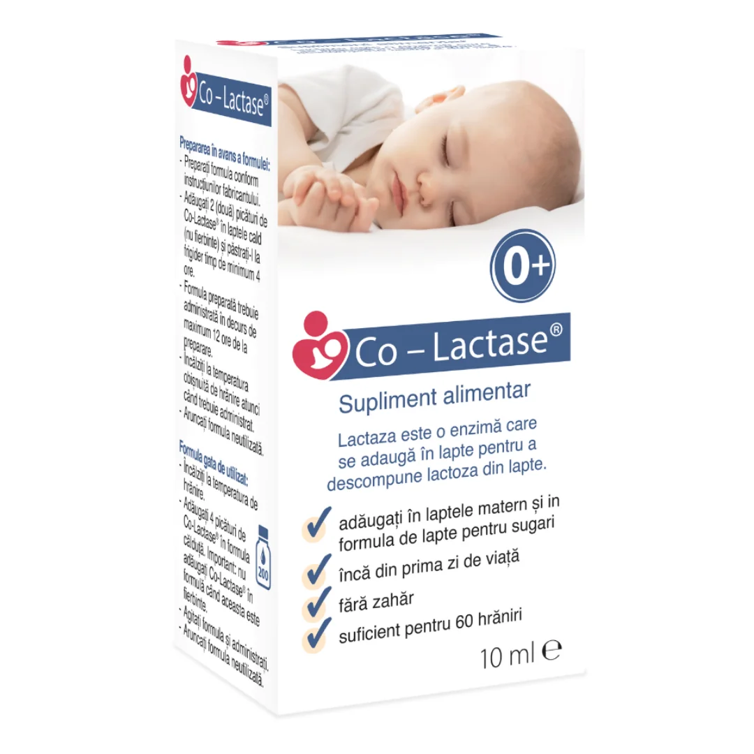 Picături Pentru Sugari Co-Lactase, 10 Ml, Maxima Healthcare