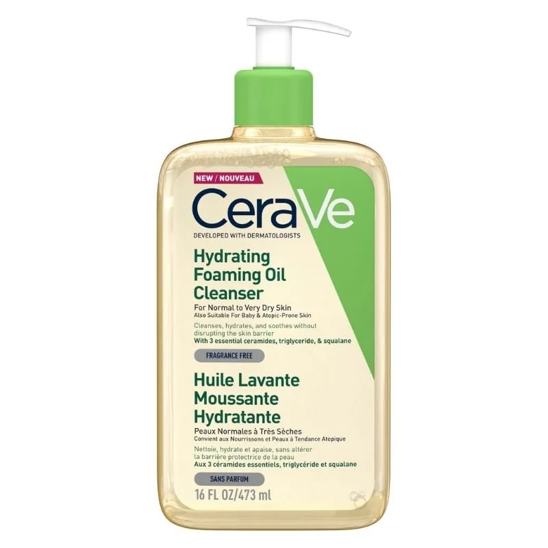 Ulei De Curatare Spumant Si Hidratant 473 Ml, CeraVe