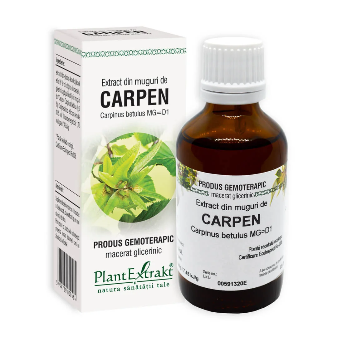 Extract Din Muguri De Carpen, 50 Ml, Plant Extrakt