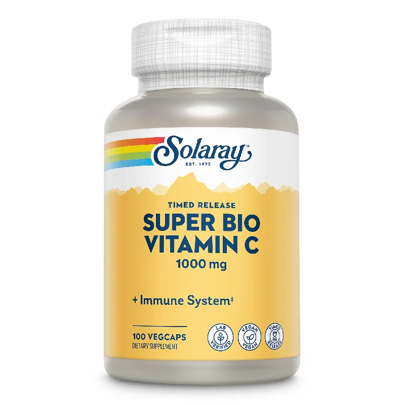 Super Bio Vitamina C Solaray, 100 Capsule, Secom