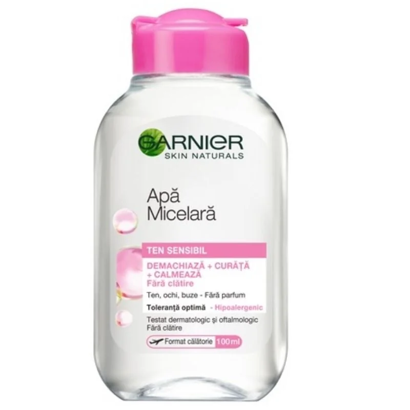 Apa Micelara Pentru Tenul Sensibil Skin Naturals, 100 Ml, Garnier