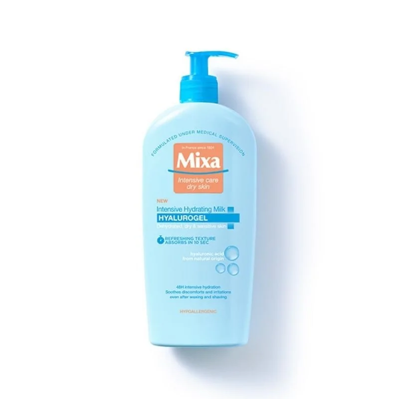 Mixa Hyalurogel Lapte De Corp Intens Hidratant, Piele Deshidratata, 400Ml