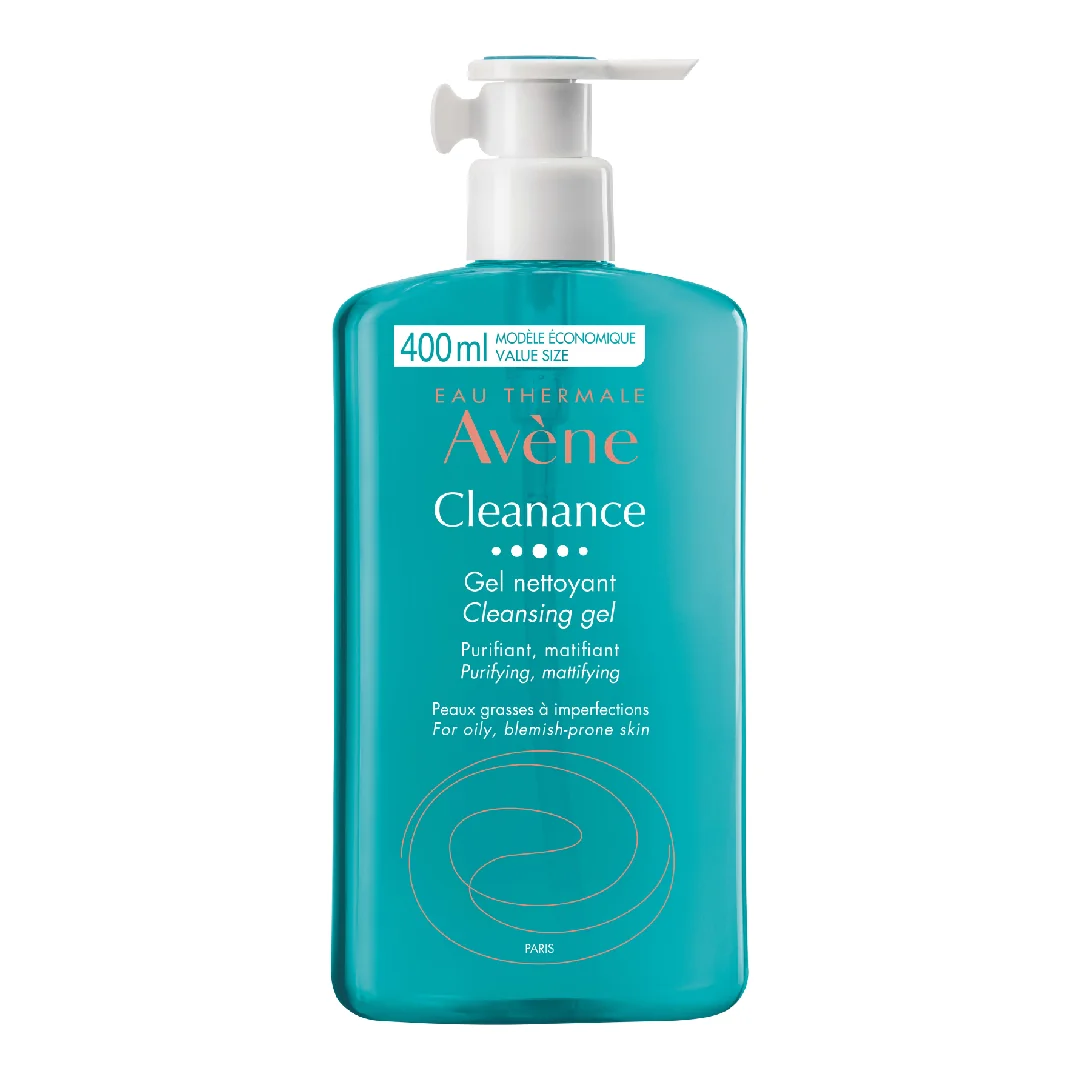 Gel De Curatare Pentru Ten Gras Cu Tendinta Acneica Cleanance, 400 Ml, Avene