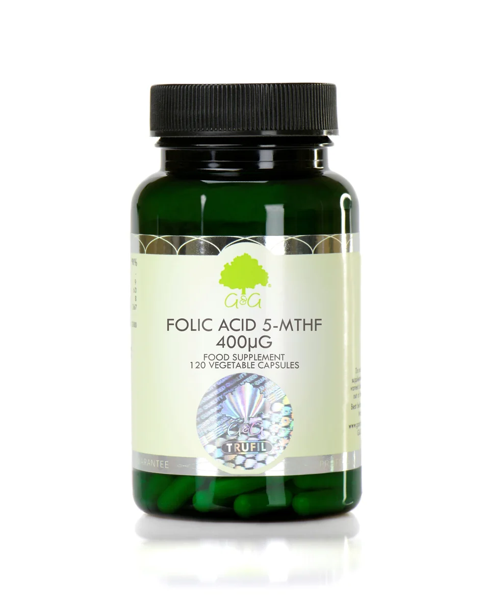 Acid Folic (5-MTHP) 400 Mg, 120 Capsule