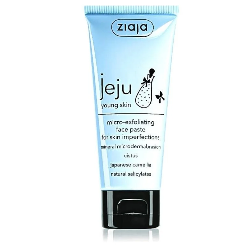 Ziaja Jeju Blue, Peeling Astringent Pentru Fata, 75 Ml