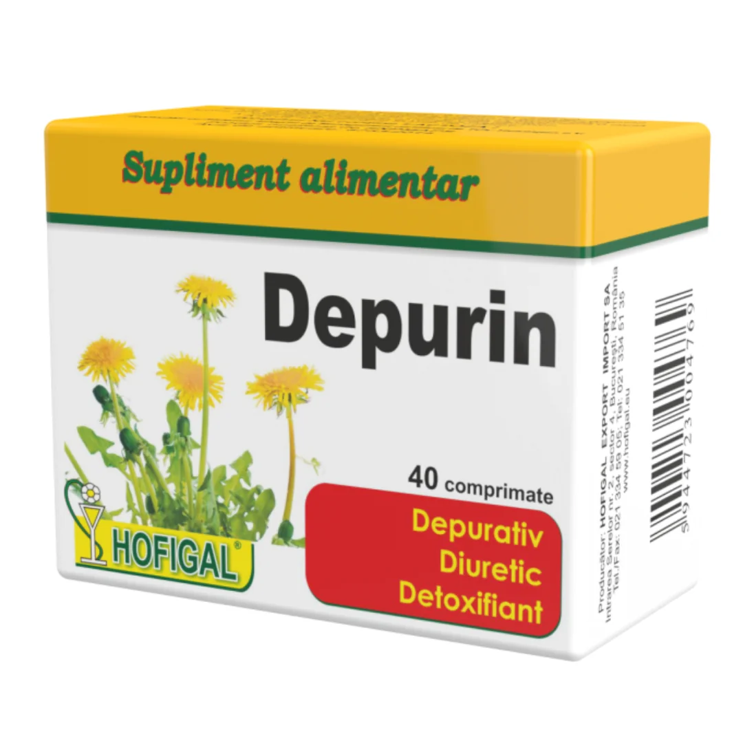 Depurin, 40 Comprimate, Hofigal