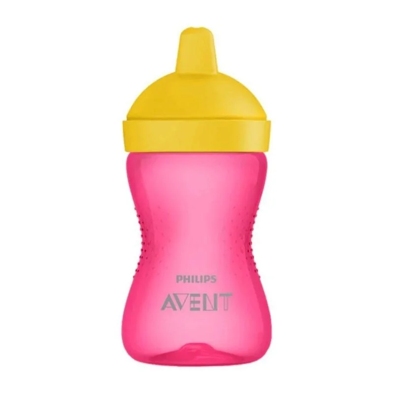 Avent SCF804/04, Cana Cu Tetina Dura +18 Luni Fete, 300 Ml