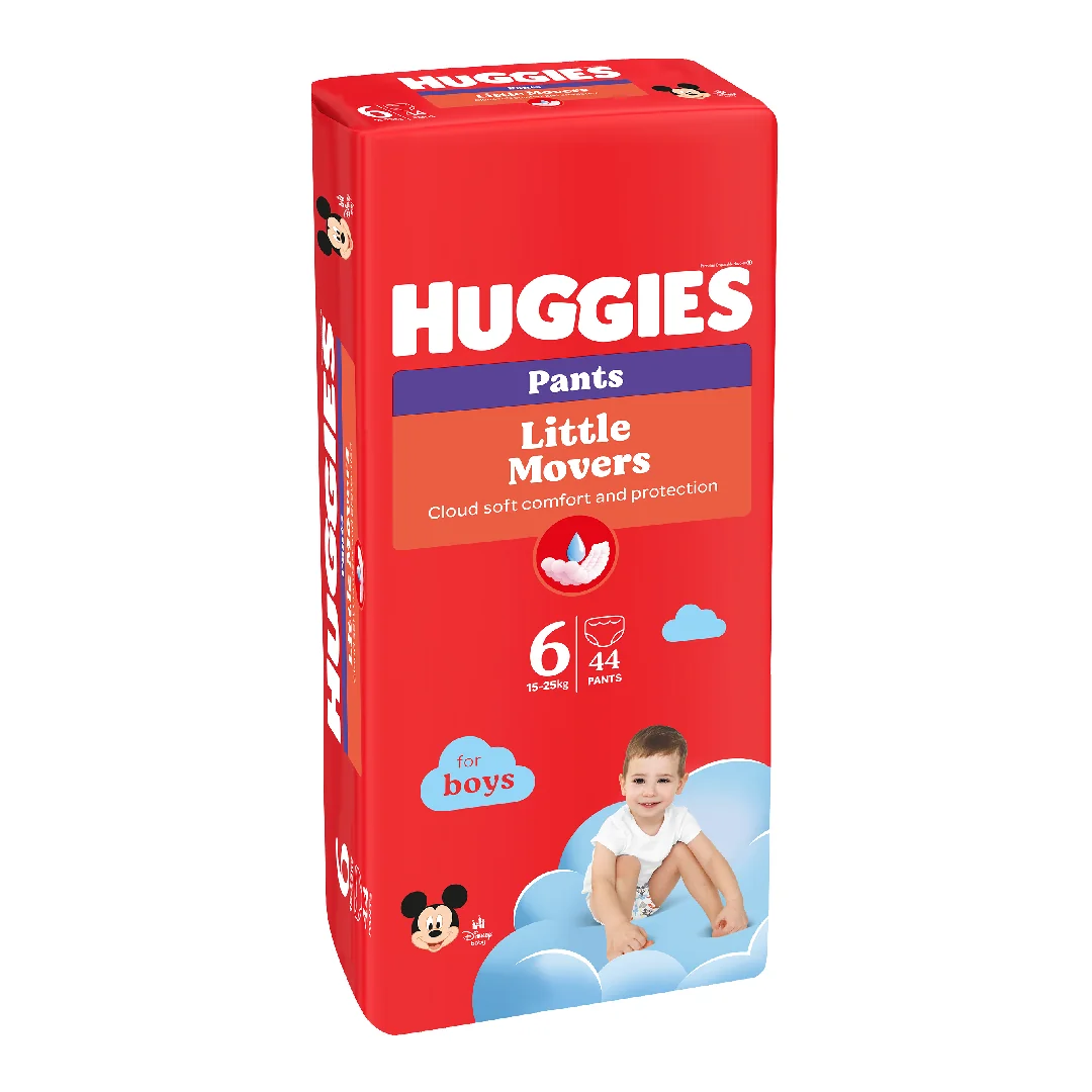 Scutece Chilotel, Băieți, Marimea 6, 15-25 Kg, 44 Bucăți, HUGGIES
