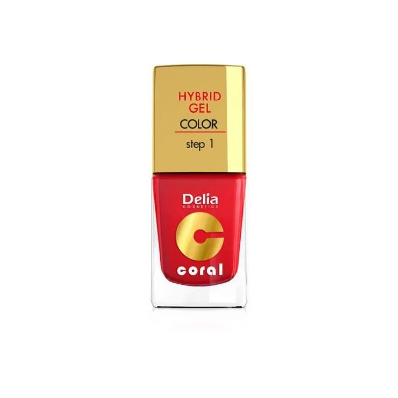 Delia Oja Hybrid Coral Nr. 001 Roșu, 11 Ml