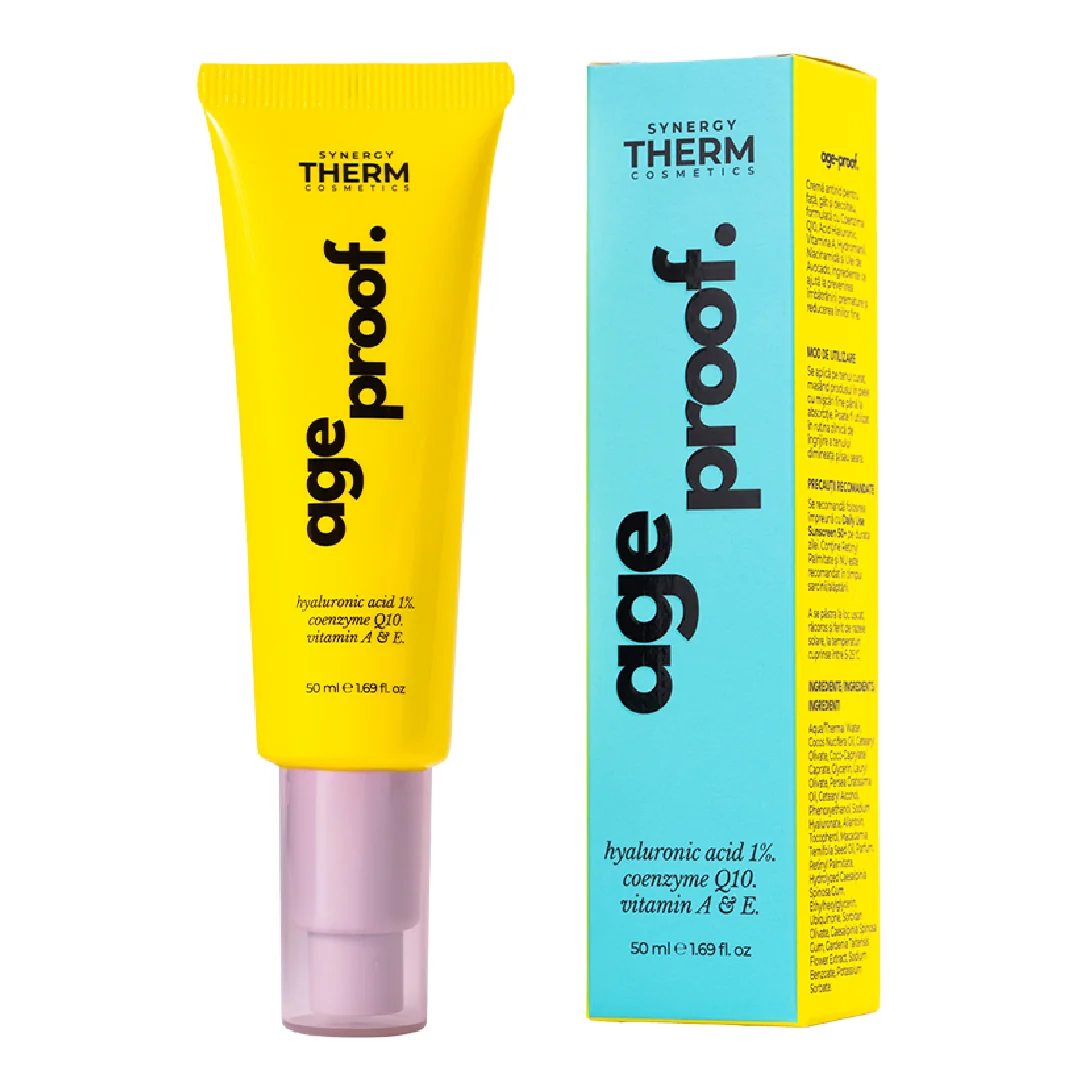 Crema De Fata Antirid Age Proof, 50 Ml, Synergy Therm