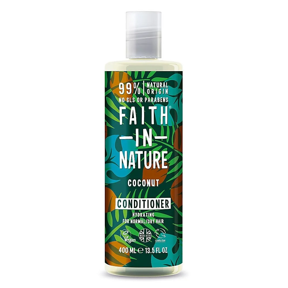 Faith In Nature Balsam Natural Hidratant Cu Cocos, 400 Ml