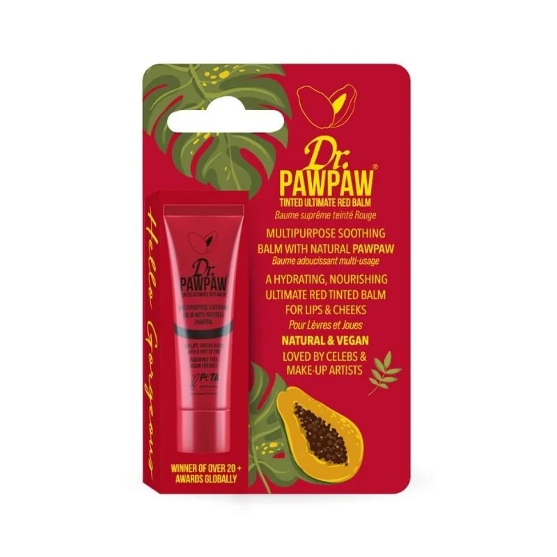 Dr Pawpaw Balsam Multifuncțional, Nuanta Red, 10 Ml