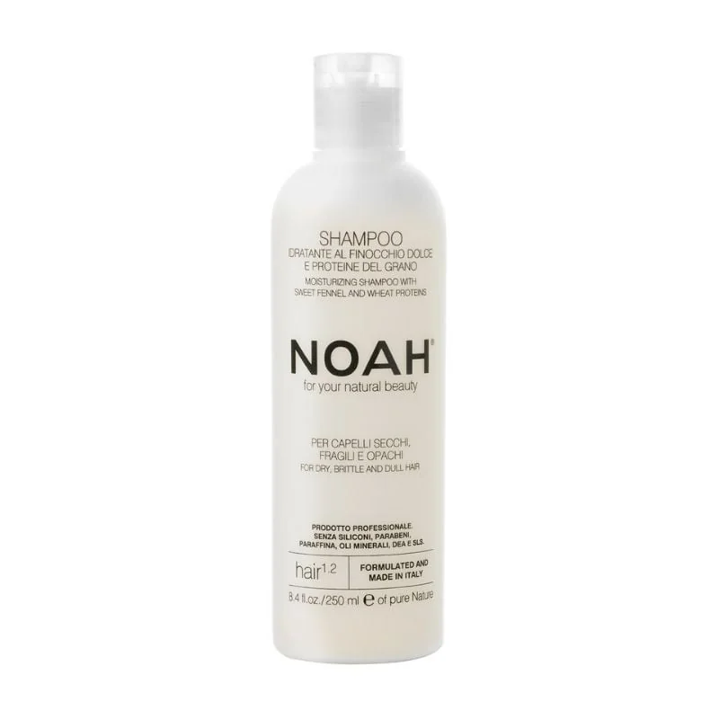 Noah Sampon Natural Hidratant Cu Fenicul Pentru Par Uscat, Fragil (1.2), 250ml