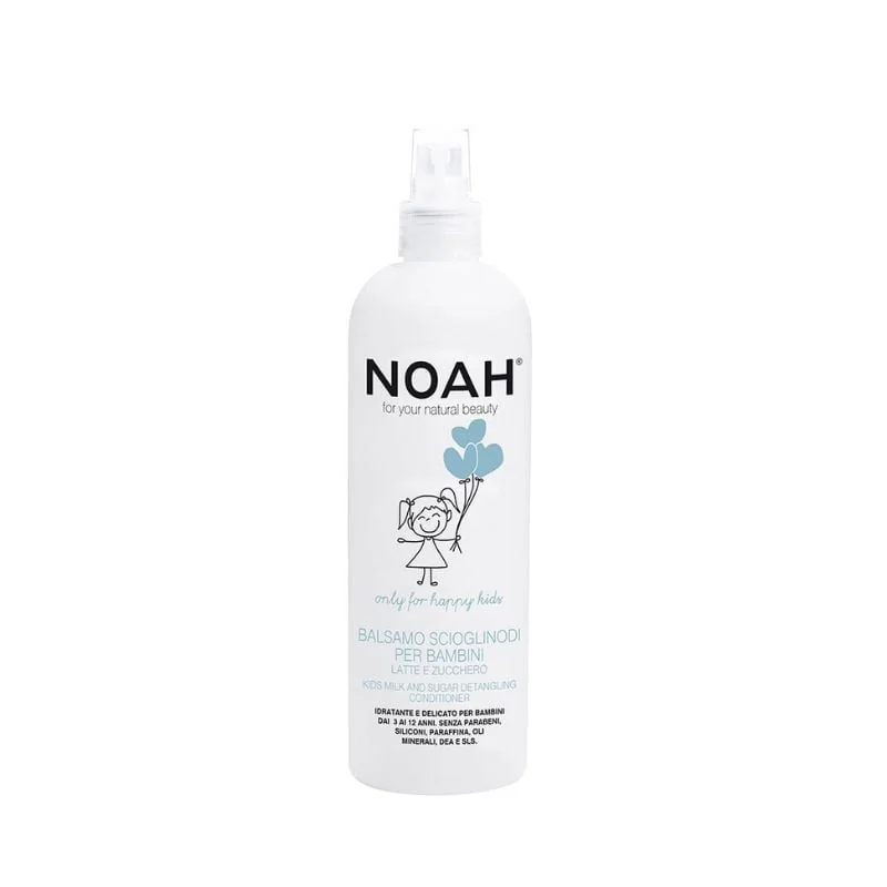 Noah Balsam Spray Pentru Descurcarea Părului Cu Lapte & Zahar Pentru Copii, 250 Ml