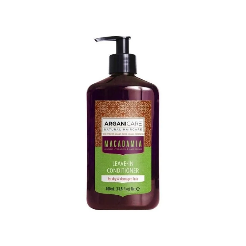 Arganicare Balsam Ultra Hidratant Fără Clătire Cu Ulei De Macadamia, 400 Ml