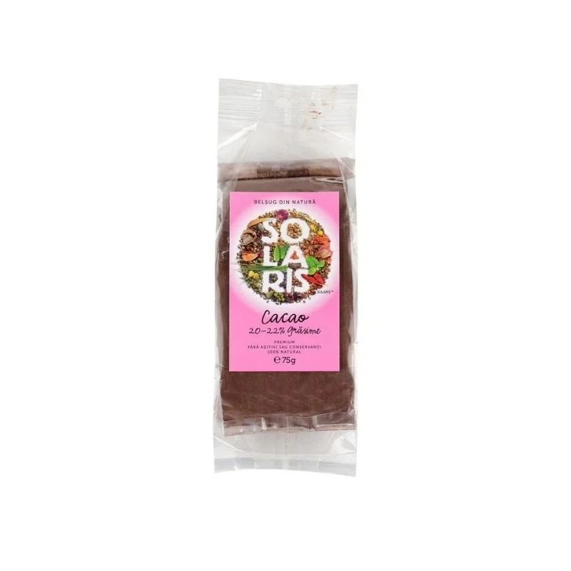 Solaris Cacao 20-22% Grasime, 75g