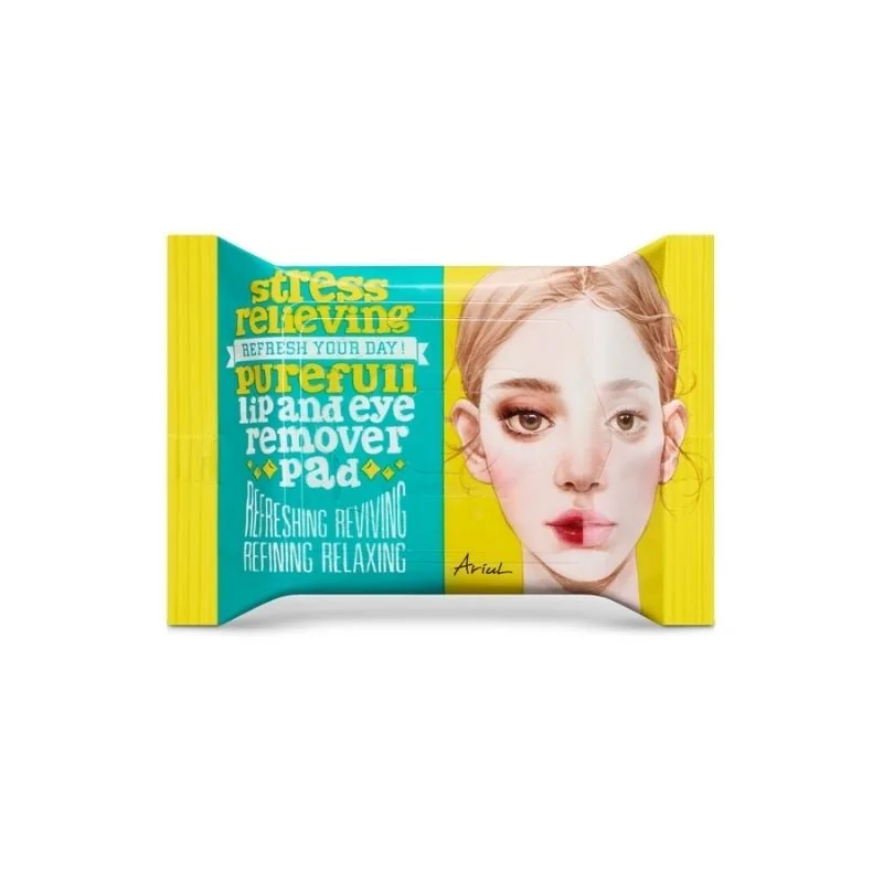 Ariul Stress Relieving Dischete Demachiante Pentru Ochi Și Buze, 30 Bucăți
