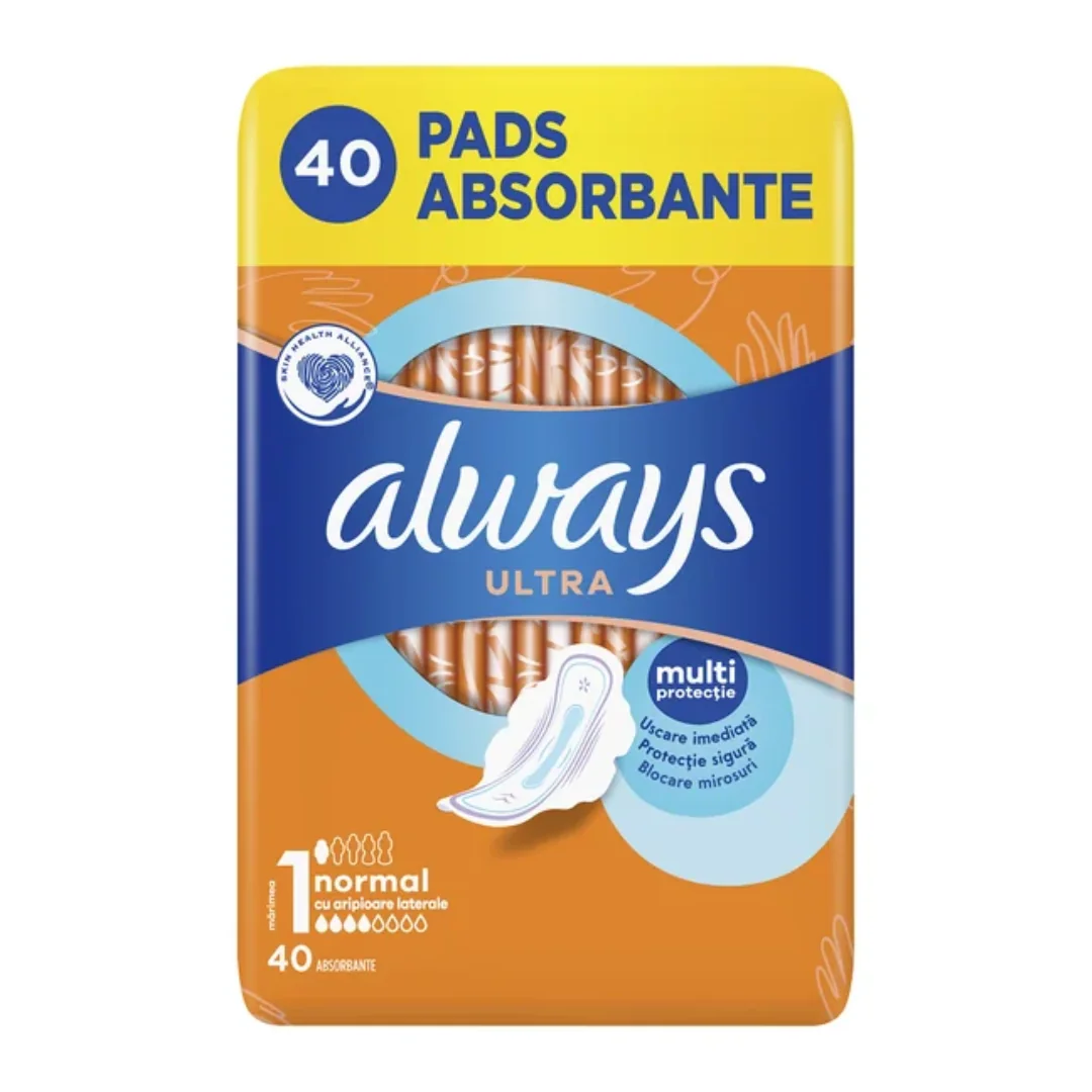 Absorbante Ultra Normal, 40 Bucăți, Always