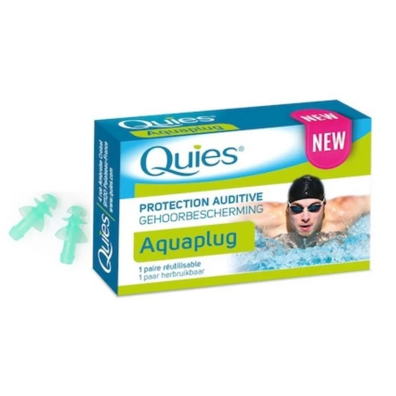 Quies Dopuri Din Silicon Aquaplug, 1 Pereche
