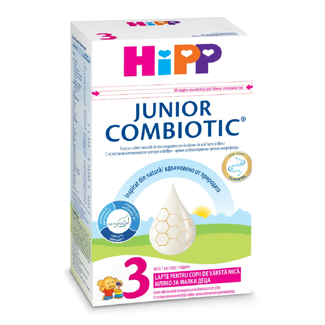 Formula De Lapte Praf, Junior Combiotic 3, +1 An, 500g, Hipp