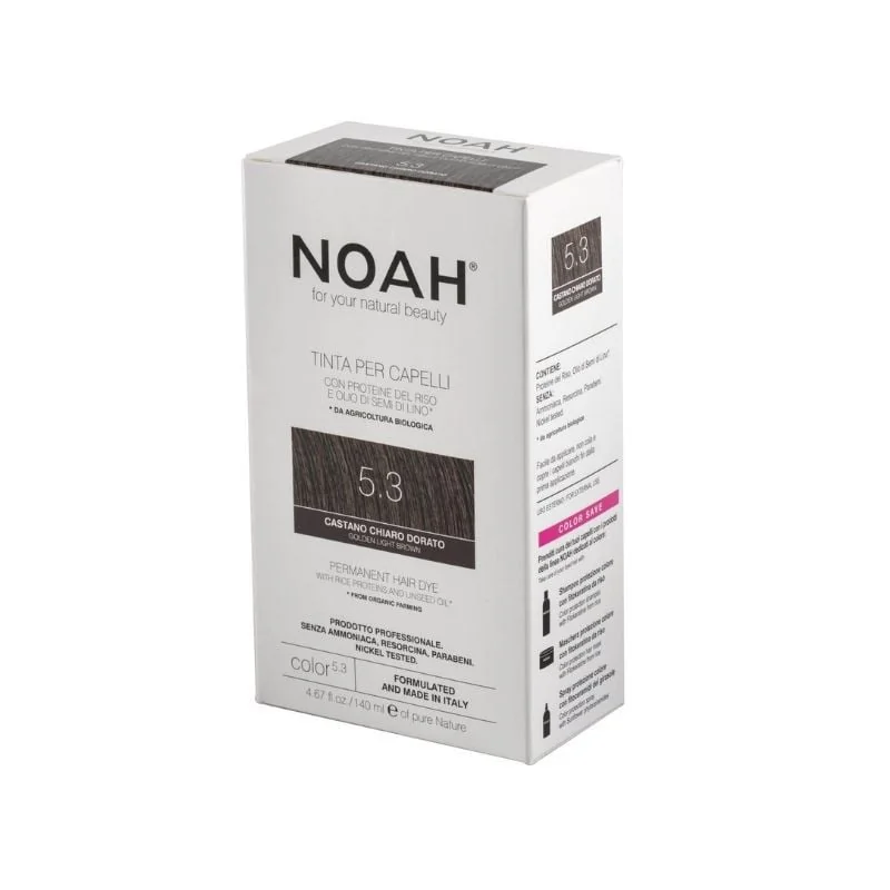 Noah Vopsea De Par Naturala Fara Amoniac, Saten Auriu Deschis (5.3), 140ml
