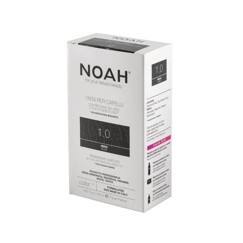 Noah Vopsea De Par Naturala Fara Amoniac, Negru (1.0), 140 Ml