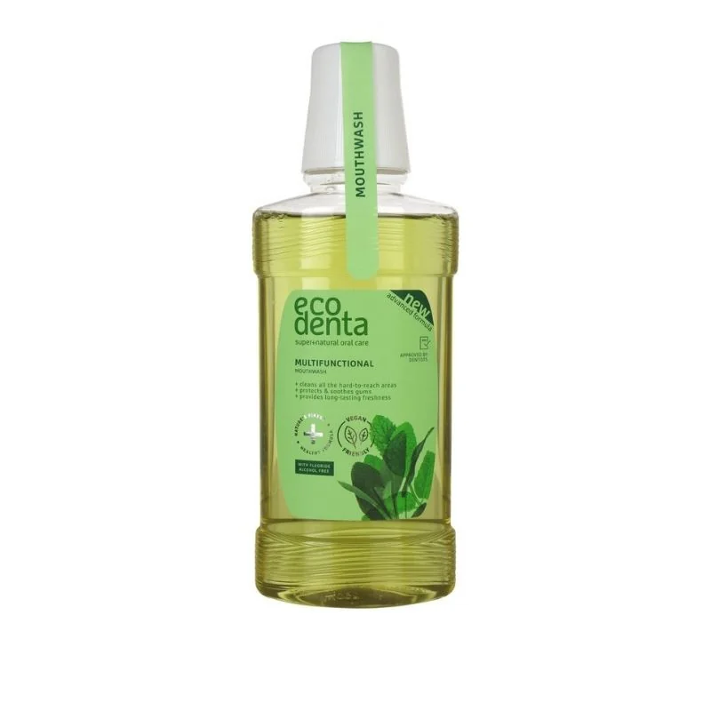 Ecodenta Apa De Gura Multifunctionala Pentru Protectia Cavitatii Orale, 250ml