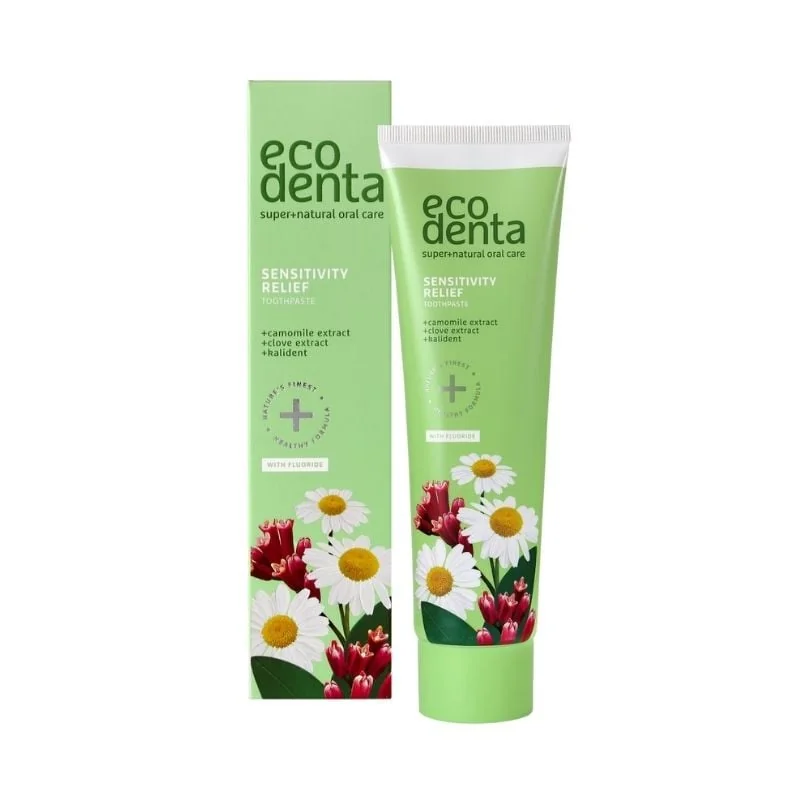 Ecodenta Pasta De Dinti Cu Extract De Galbenele Pentru Dinti Sensibili, 100 Ml