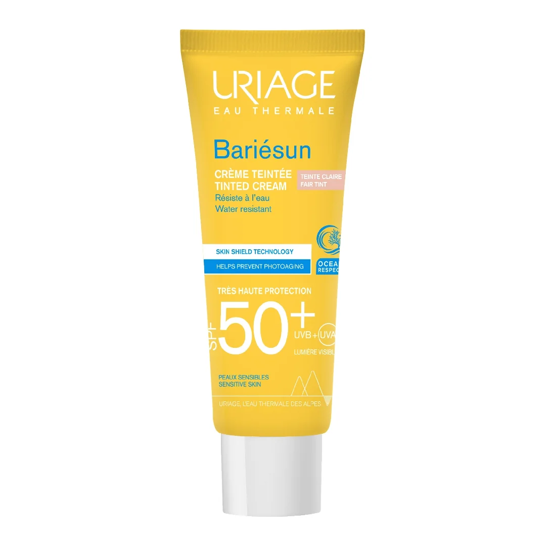 Crema Colorata Pentru Protectie Solara Cu Spf50+ Bariesun, Nuanta Fair, 50 Ml, Uriage