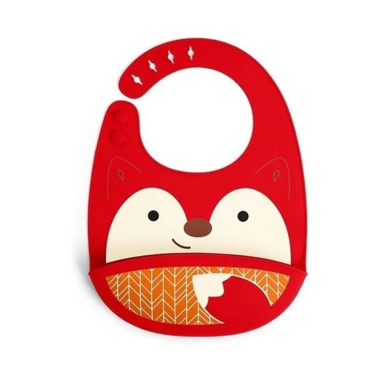 Skip Hop Bavetica Din Silicon, Vulpe