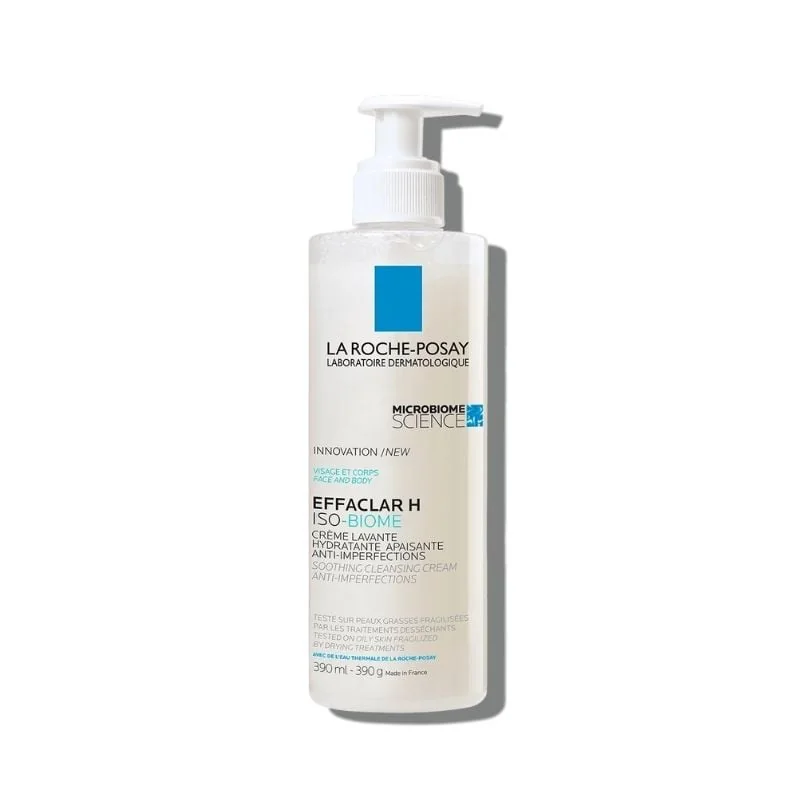 Crema Spalare Effaclar H Iso-Biome, 390 Ml, La Roche-Posay