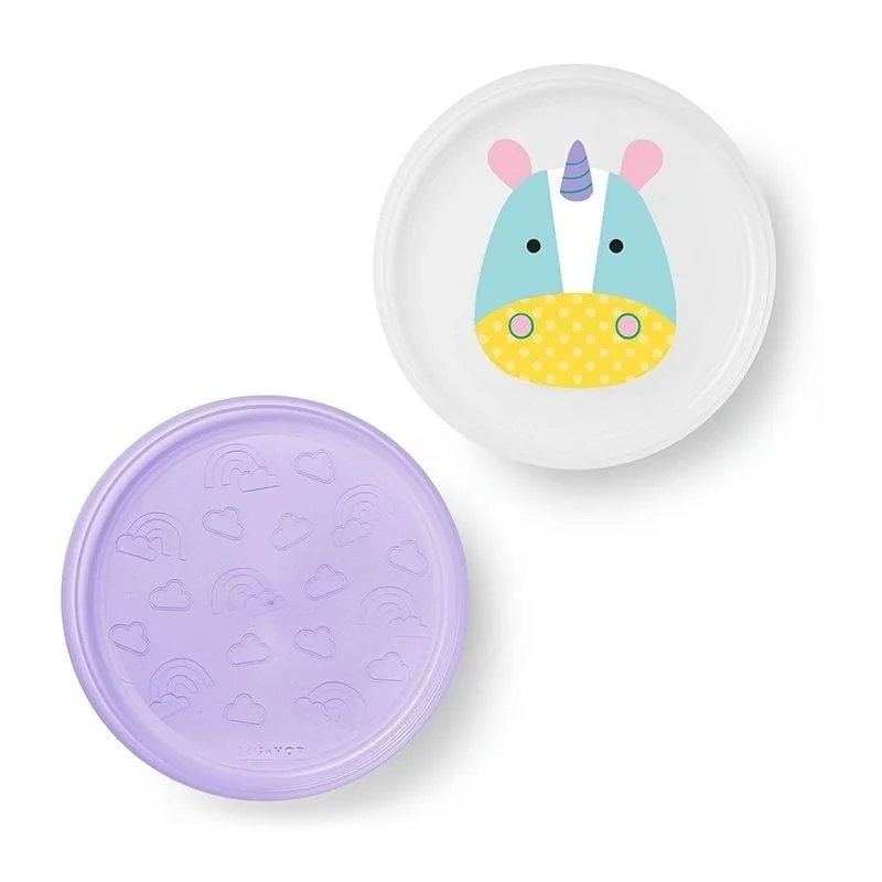 Skip-Hop Set Farfurii Anti-Alunecare, Unicorn