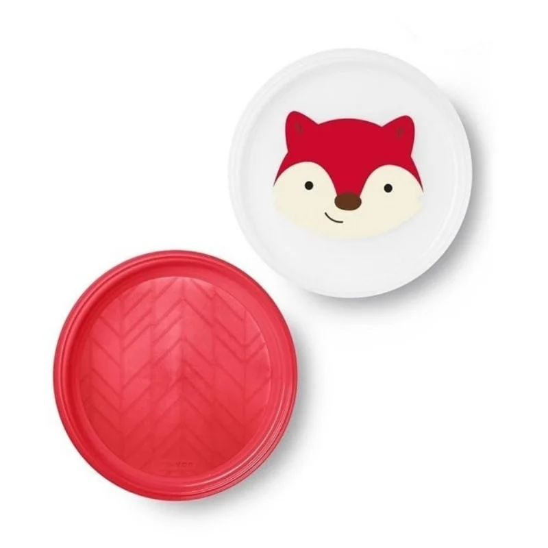 Skip-Hop Set Farfurii Anti-Alunecare, Vulpe