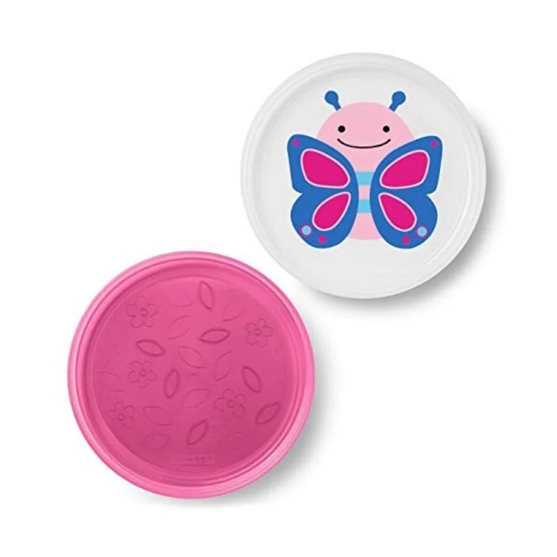 Skip-Hop Set Farfurii Anti-Alunecare, Fluture