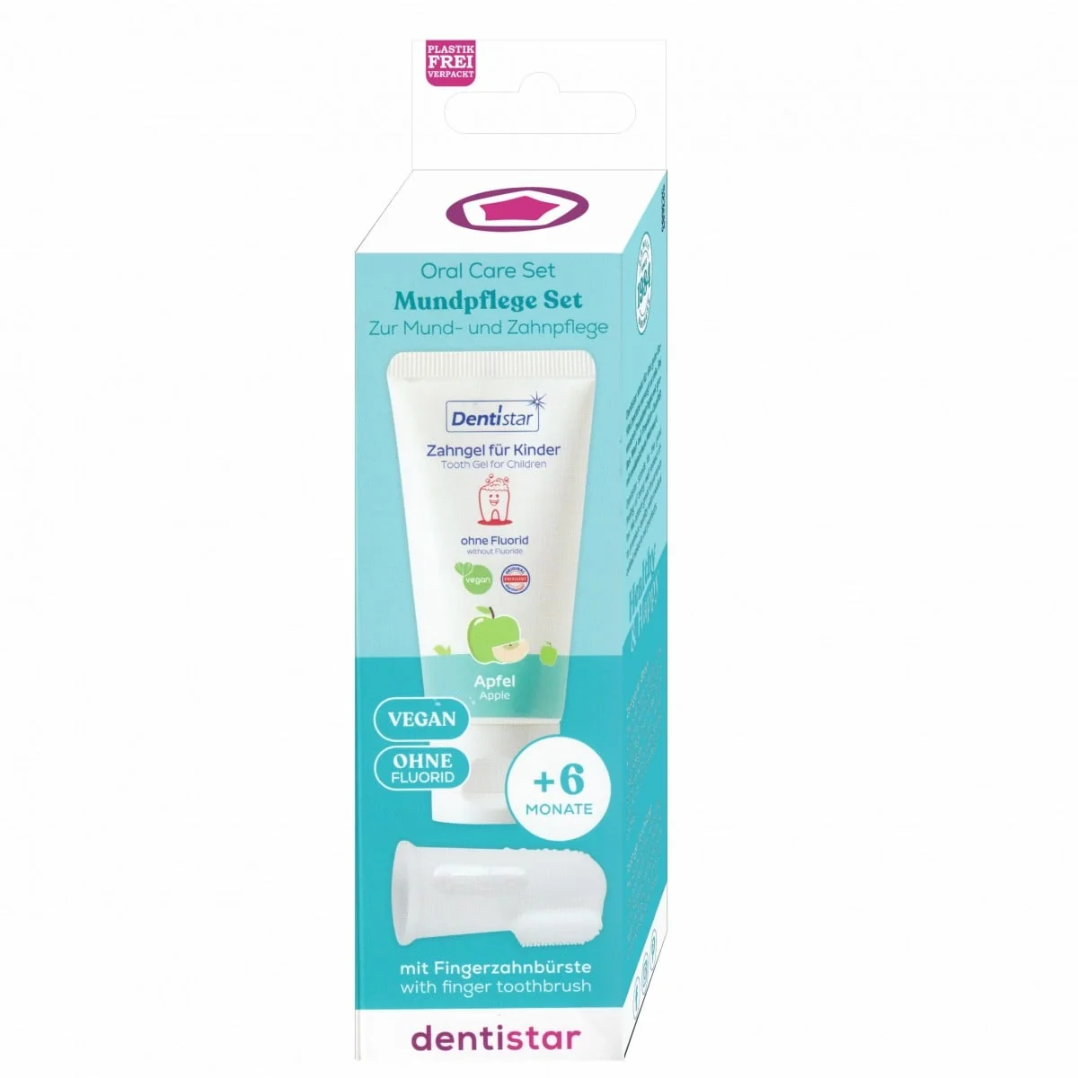 Dentistar Set Pasta De Dinti 30Ml + Degetar Moale Din Silicon