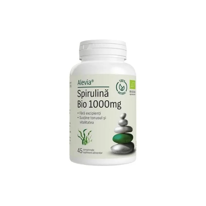 Spirulina Bio 1000Mg 45 Comprimate Alevia