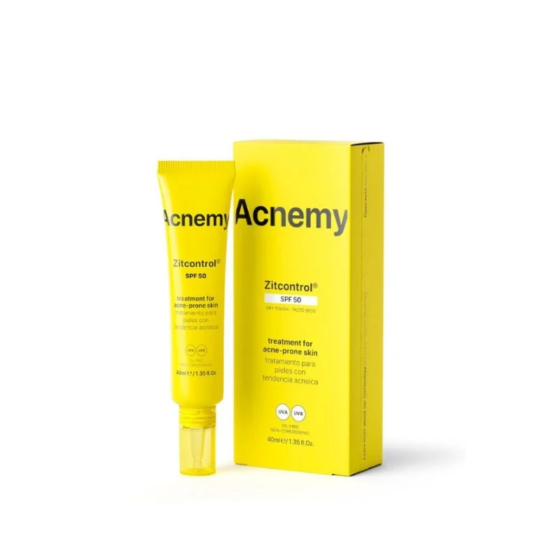 Crema Pentru Ten Acneic Cu Spf50 Zitcontrol, 40 Ml, Acnemy