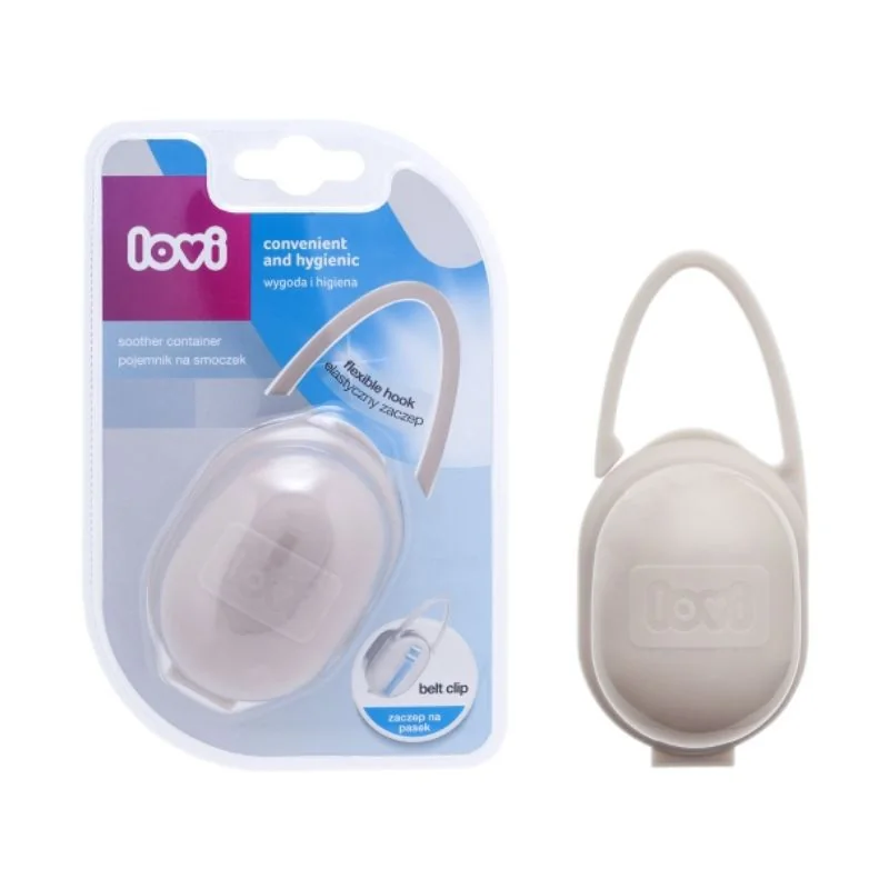 Lovi Cutie Depozitare Suzeta, Beige, 1 Bucata