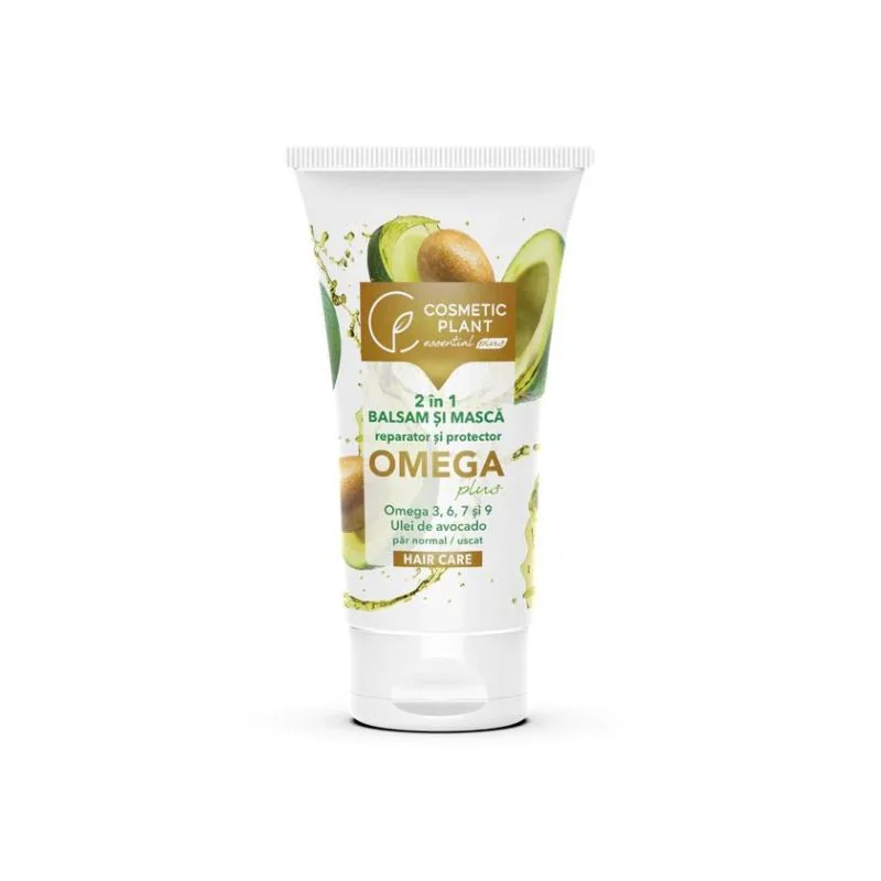 Cosmetic Plant 2 In 1 Balsam Și Mască Reparator Și Protector Omega Plus, 150ml