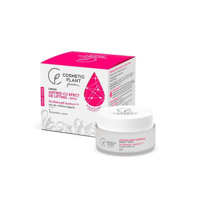 Cosmetic Plant Crema Antirid Cu Efect De Lifting Cu 2% Matrixyl® Synthe’6 ™ Spf 15, 50Ml