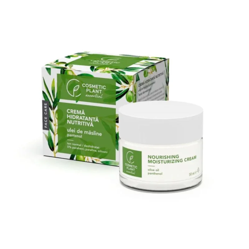 Cosmetic Plant Crema Hidratanta Nutritiva Cu Ulei De Masline Si Pantenol, 50Ml