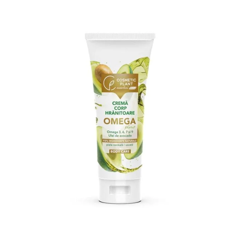 Cosmetic Plant Crema Corp Hranitoare Cu Omega 3, 6, 7, 9 Și Ulei De Avocado, 200ml