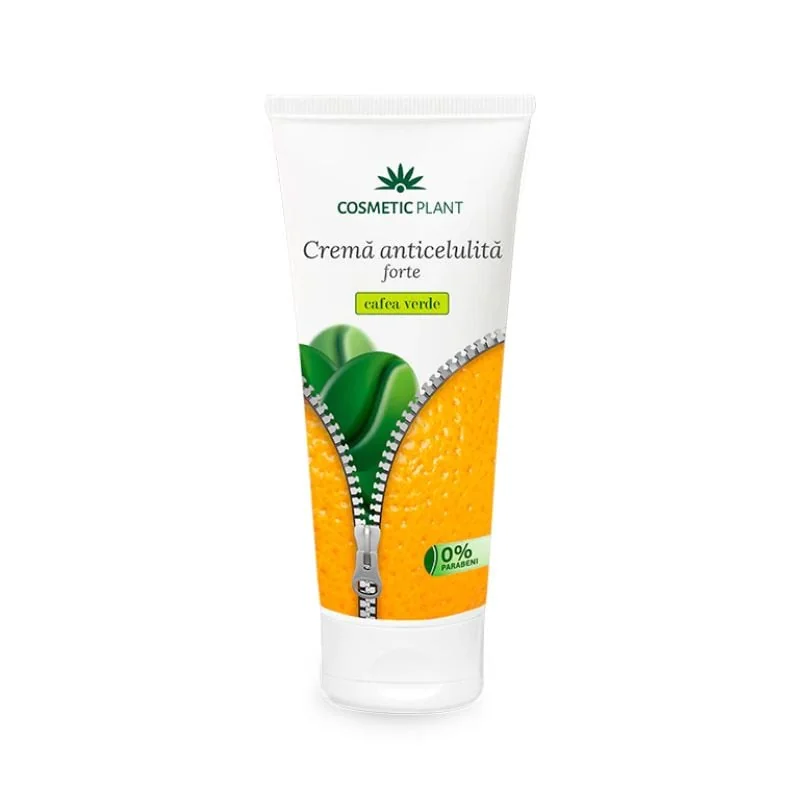 Cosmetic Plant Crema Anticelulita Forte Cu Extract De Cafea Verde, 200 Ml