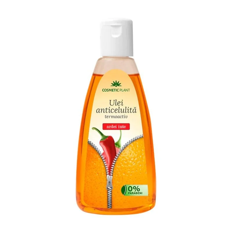 Cosmetic Plant Ulei Anticelulita Termoactiv Cu Extract De Ardei Iute, 200ml