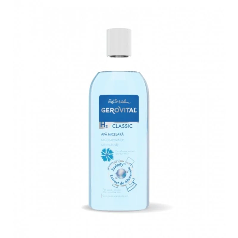 Apa Micelară Cu Albastrele Și Juvinity H3 Classic, 400 Ml, Gerovital