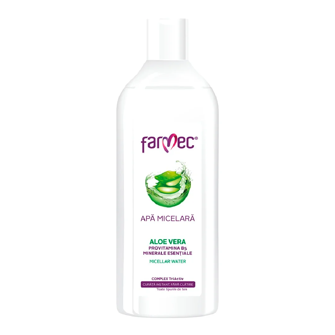 Apa Micelara Aloe Vera, 400 Ml, Farmec